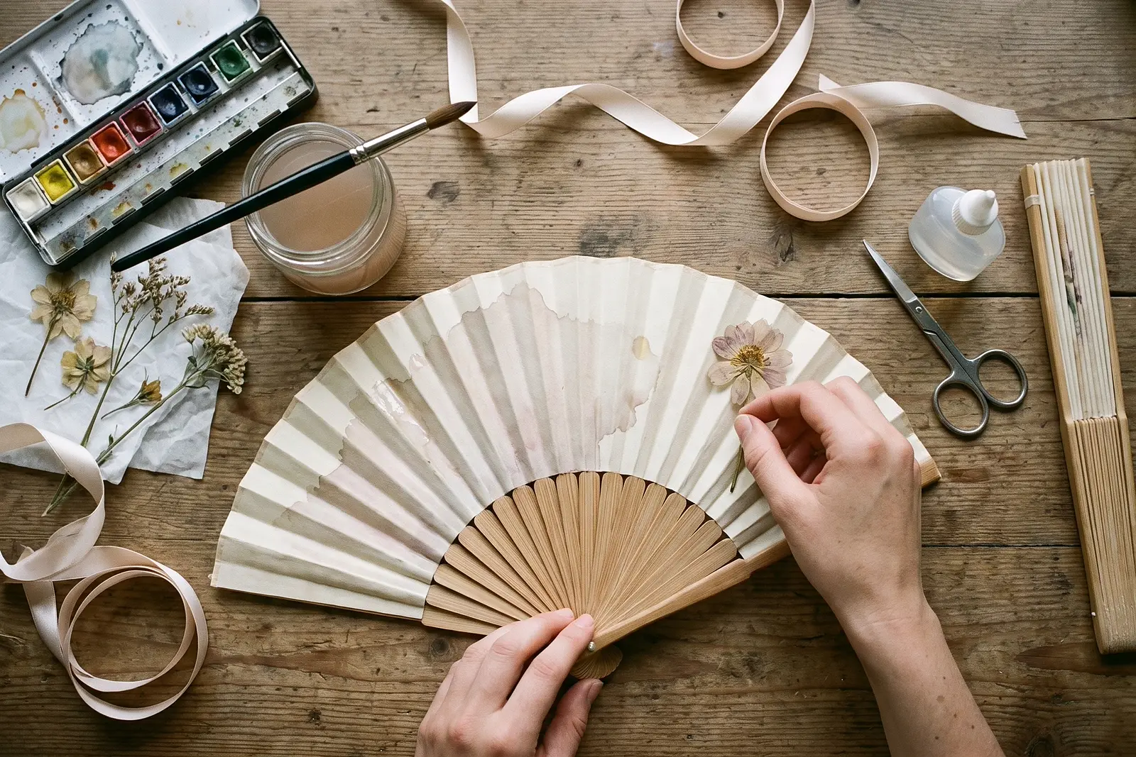Taller de decoración de abanicos