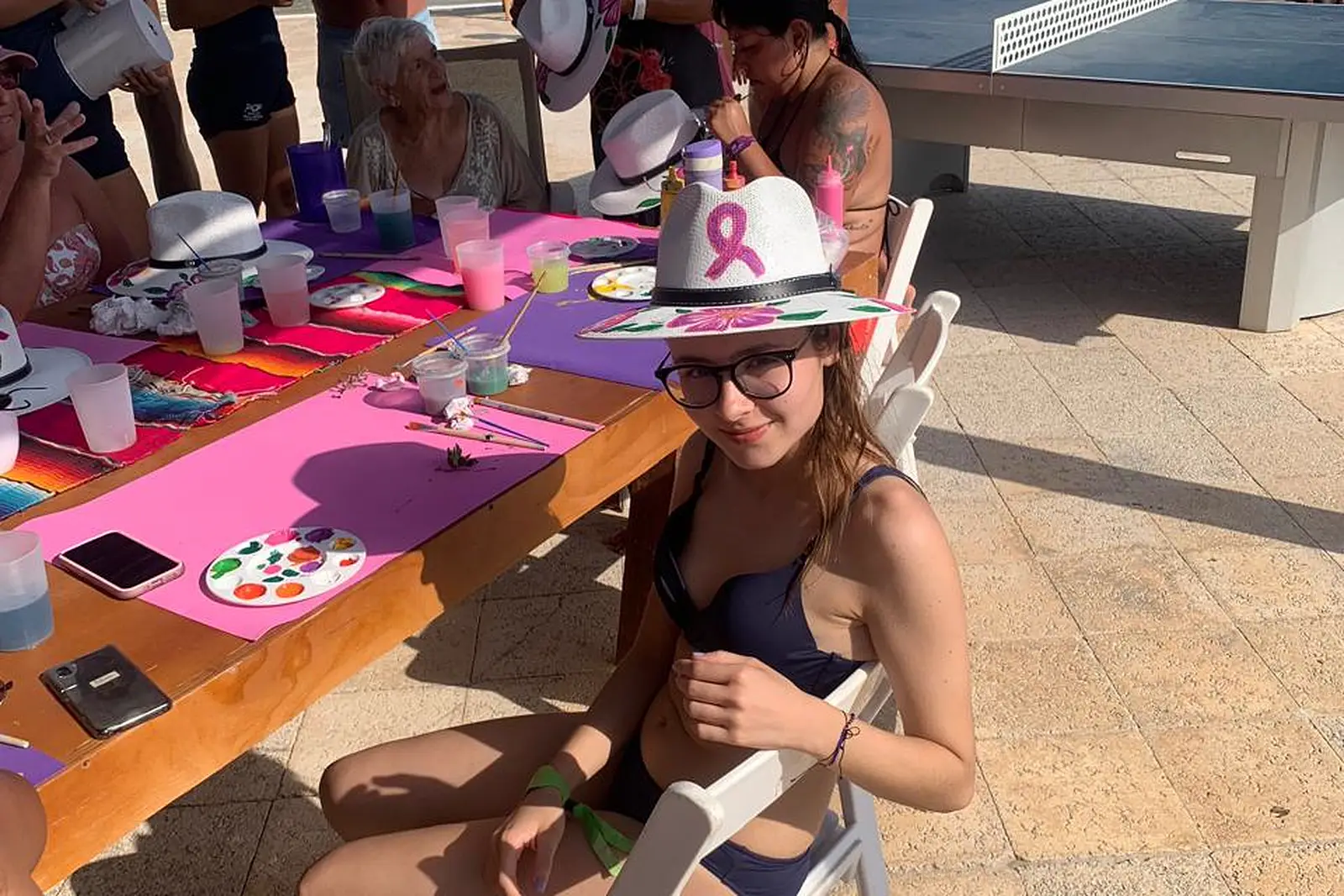 Taller de arte en sombrero